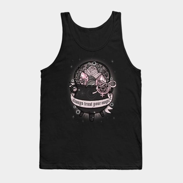 Witchy Cauldron Tank Top by chiaraLBart
